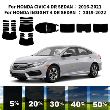 Комплект за UV-оцветяването на автомобилни стъкла с нанокерамикой за HONDA CIVIC 4 DR Insight СЕДАН 2016-2022