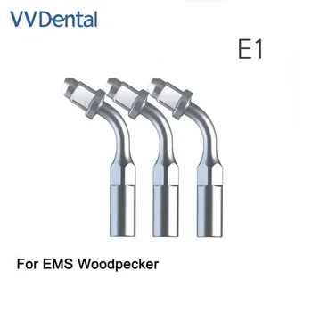 Уши VV Стоматологичен E1 Scaler Endo Съвет за EMS Кълвача Ултразвуков Скалер Съвет за Почистване на Предните Коренови Канали, Инструменти за Почистване на Зъбите