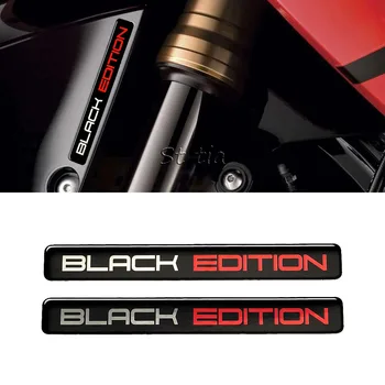Стикер Black Edition, тампон на резервоар на мотоциклет, стикер за Kawasaki, Honda, BMW Suzuki, Aprilia Мото, стикер на мотоциклет