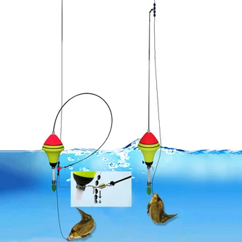Дълъг Автоматичен плувка за риболов на катапулт дължина от 6 / 3шт, Определени поплавочных устройства за бърз риболов на шаран, аксесоар за улов с плувка принадлежности, аларма, флоат за стръв за риба