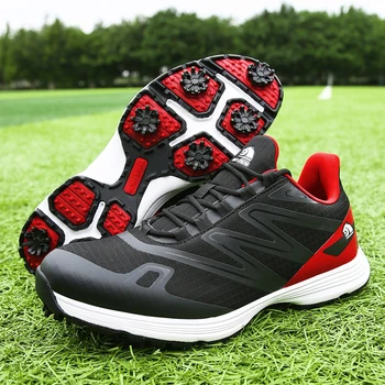Нови обувки за голф, мъжки професионални футболни обувки за голф, устойчива на плъзгане обувки, обувки за голф играчи