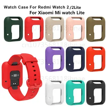 За Xiaomi Mi watch Lite Case Защитно фолио за екрана с пълно покритие на Седалките Защитен калъф за Redmi watch2 Lite/watch2 Bumper Shell