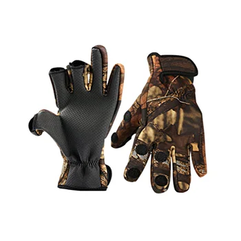 Мъжки и женски неопренови ръкавици за риболов без пръсти - мини, водоустойчиви, леки, напълно подходящи за студено време (1 чифт)