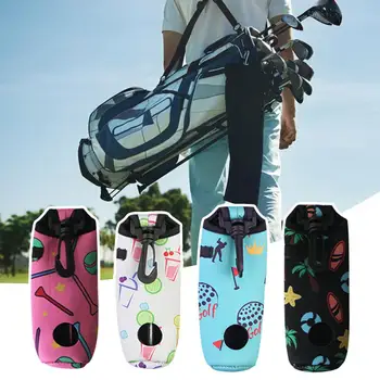Чанта за съхранение на топки за голф с брелком за ключове, колан, съд за топки за голф топка за голф, поясная чанта, чанта за носене на топки за голф, държач за тениски за голф