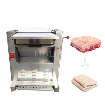 Напълно автоматично оборудване за преработка на свинско месо, машина за почистване на прясно месо от кожата