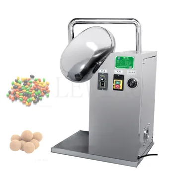 Високоефективен машина за нанасяне на покритие върху шоколадови бонбони, машина за нанасяне на покритие върху семена, бадеми, орехи, Арахисовый захар стопяеми