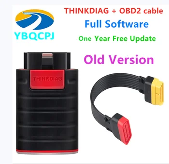 Thinkdiag с пълен софтуер, ъпгрейд на 1 година Старата версия, мощен системен диагностично средство OBD2.
