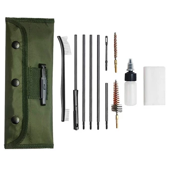 Универсални комплекти за почистване ловни принадлежности, удобен за носене Набор от четки за почистване С чанта за съхранение на инструменти