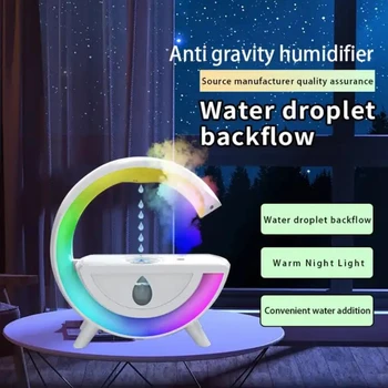 Цветна Лампа Овлажнител на Въздуха Антигравитационная Капка Вода Парфюм Дифузор Овлажнители на Въздуха За Дома Увеличават Качеството на съня, Забраните USB