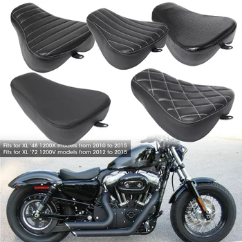 Модификация на седалката на мотоциклета с една седалка от изкуствена кожа за XL883 XL1200 X48 2010-2015