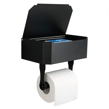 Кутия за хартиени кърпи за ръце от неръждаема стомана, закачалка за хавлии, за тоалетна хартия в банята, стенни неперфорированная домакински държач за тоалетна хартия