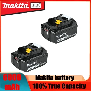 Makita Оригинала 18V Makita 6000 mah Литиево-йонна Акумулаторна Батерия 18v Сменяеми Батерии за бормашини BL1860 BL1830 BL1850 BL1860B