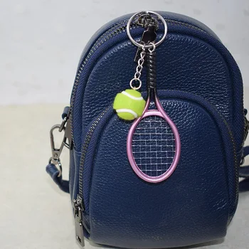 Моделиране на Тенис ракети Ключодържател Креативна Модна чанта за аксесоари Чар Спортни дейности малък подарък сам ключодържател аксесоари