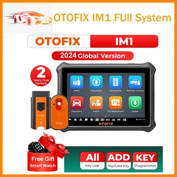 OTOFIX IM1 Инструмент за програмиране на автомобилния ключ fob Инструмент за диагностика на цялата система за Автоматично ключова програмист IMMO Function Key Tool Актуализация на 2 години