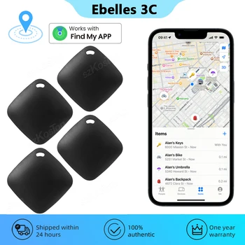 GPS тракер Bluetooth-съвместими смарт тагове за ключове за търсене Global Mini GPS мрежи за домашни любимци със защита от загуба на сигнал Само за IOS Find My