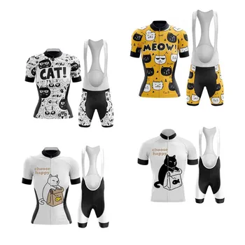 Лятна велосипедна фланелка на Black Cat 2022, Женски Велосипеди топ за планинските пътища, дамски велосипедна риза с къс ръкав, Картинг дрехи за езда