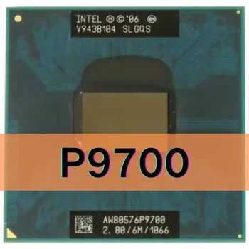 Двуядрен процесор Intel Core 2 Duo Mobile P9700 SLGQS с честота 2,8 Ghz и две теми 6M 25W Socket P
