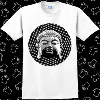 Главата На Буда, Безкрайна Гипнотизирующая Тениска Подарък-Мем, Забавен Реколта