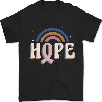 Мъжки t-shirt Hope за информираността за рака на гърдата, 100% памук