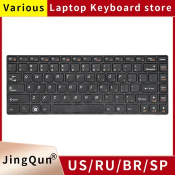 Руската НОВА клавиатура за лаптоп LENOVO G470 V470 B470 B490 G475 B475E V480C B480 M490 B475 V480 M495 BG клавиатура
