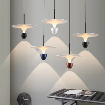 Nordic Creative Simplicity Dish LED Нова подвесная лампа за спални, бар, кабинет, Персонални висококачествен лампа за декорация на дома