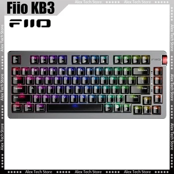 Безжична Ръчна Клавиатура Fiio Kb3, 3-Режимная Клавиатура От Алуминиева Сплав, Уплътнение За 