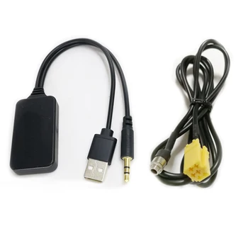 Biurlink Авто Радио на Безжични Bluetooth USB AUX Приемник ISO 6Pin AUX аудио кабел Адаптер за Fiat Grande Punto за Alfa Romeo