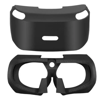 Противоскользящий силиконов калъф за PSVR, 3D-стъкло, за да видите, защитен калъф за PS4 VR, PSVR, разменени калъф за слушалки виртуална реалност