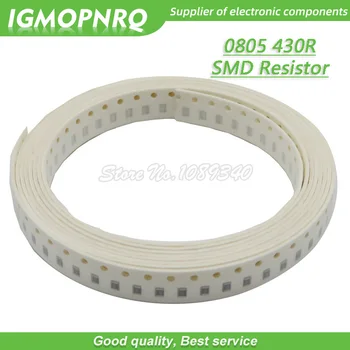300шт 0805 SMD Резистор 430 Ома Чип-резистор 1/8 W 430R Ти 0805-430R