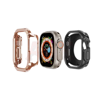 Защитен калъф 2 В 1 за Apple Watch Case 49 мм Аксесоари Универсална Защитна Броня, Закалена делото Apple Watch Ultra Case