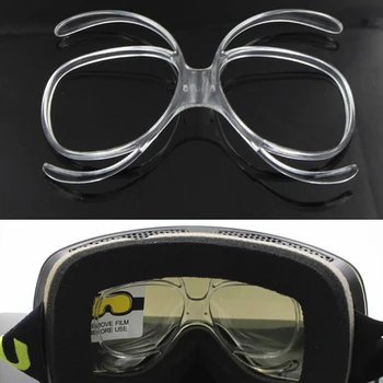 Ски очила в рамки очила за късогледство С вградени оптични адаптер Гъвкави рамки с рецепта