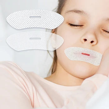 30шт Лепенки против хъркане за деца, нощен сън, възрастни, помощ за подобряване на дишането през носа, помощ за корекция на устата, стикер-лента