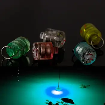 Мини Подводен електронен Риболовен фенер, Лампа за привличане на риба за Стръв Led светеща Риболовна лампа Стръв за калмари Светещ стръв 5 цвята