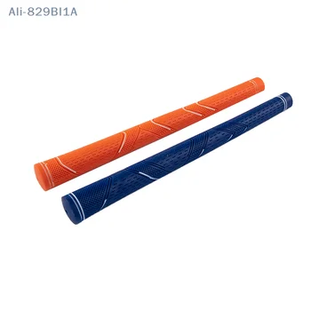 Синьо-оранжева гумена дръжка за голф за деца, тренировочная Желязна стика за голф клубове, Гума устойчива на плъзгане дръжка