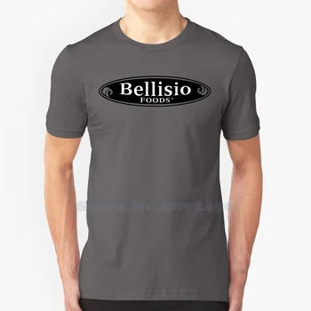 Висококачествени тениски с логото на Bellisio Храни, модна тениска, нова тениска от 100% памук.