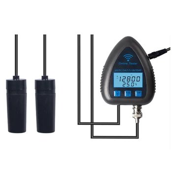 Тестер за качеството на водите на Hristo Wifi 5в1 Онлайн монитор TDS ЕО на S. G Измерване на солеността, температура, PH-метър за басейна, штепсельная вилица ЕС