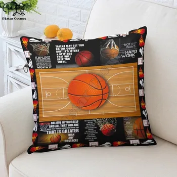 Баскетболно калъфка с 3D-принтом йероглифи, калъфка за дивана, автомобила, аксесоари за дома, калъфка Harajuku 01