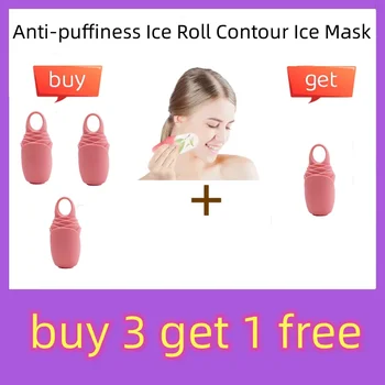 2023 Новата contour ледената маска против подпухналостта Ice Roll, нанесете върху лицето, торбички под очите, ледена решетка, силиконовата маска в стил снежна ивица, нанесете Ледената маска