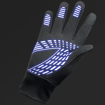 Водоустойчив мъжки ръкавици за риболов на открито, дамски спортни ръкавици със сензорен екран, Ветроупорен Дишащи Нескользящие Ръкавици, Дамски Ски есента