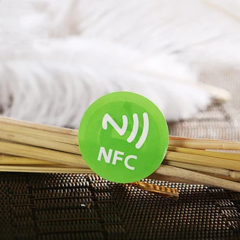 1 бр. Водоустойчив материал от PET, стикери NFC, смарт тагове Ntag213 за всички телефони