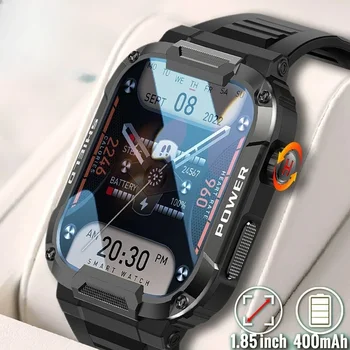 За Xiaomi Трайни Военни Смарт часовници За Android и IOS Ftiness Watches Ip68 Водоустойчив 1,85 