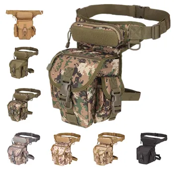 Военна тактическа чанта за краката, поясная чанта за инструменти, ловна чанта, поясная чанта за каране на мотоциклет, мъжки военни скута чанти Molle