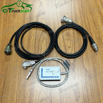 Пълен комплект MTU ДИАГНОСТИЧЕН комплект USB-to-CAN MTU Diasys 2.72 MEDC ADEC инструмент за диагностика на MTU дизелов двигател