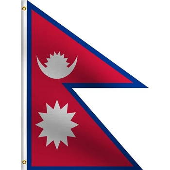 Flagnshow 100% полиестер Непал Флаг Непал