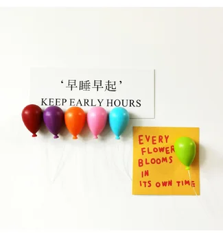 Безплатна доставка на едро, 6 бр. стикер на магнит за хладилник, красиви Цветни магнити за съобщения в хладилник, стикер върху дъската за дома