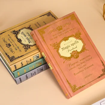Европейският ретро-дебели магически бележник Творчески Европейски дневник формат А5 Класически подаръци за студенти